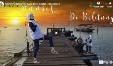 Sunset di Tanjung Binga|Sunset at Tanjung Binga|丹戎宾格日落|غروب الشمس في تانجونج بينجا